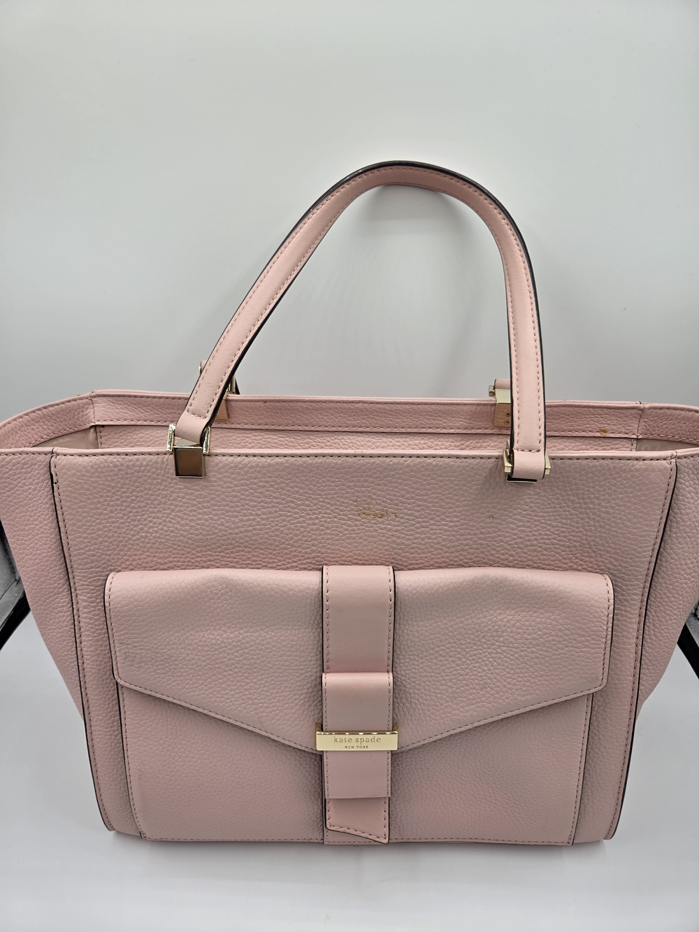 Kate Spade Pink Leather Top-Handle Tote